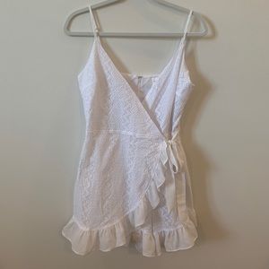 Sugar Lips White Romper Size M